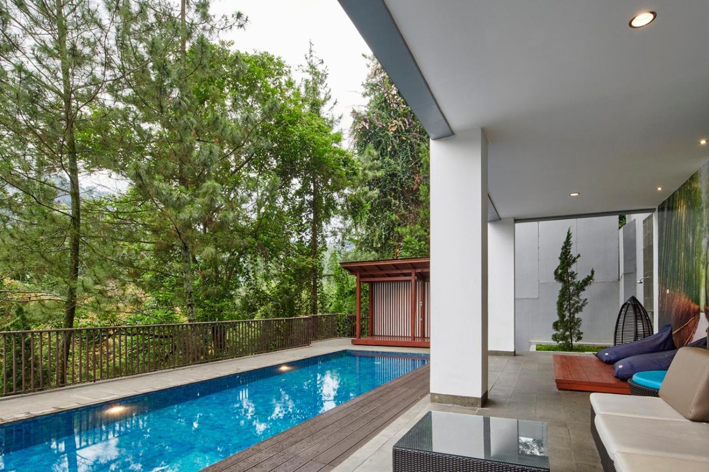 Narwastu Hill View Villa 6 Bedrooms With A Private Swimming Pool 万隆 外观 照片