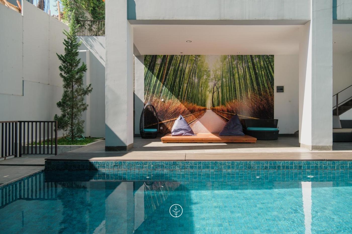Narwastu Hill View Villa 6 Bedrooms With A Private Swimming Pool 万隆 外观 照片
